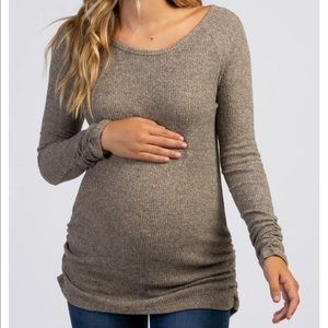 Ribbed Maternity Top